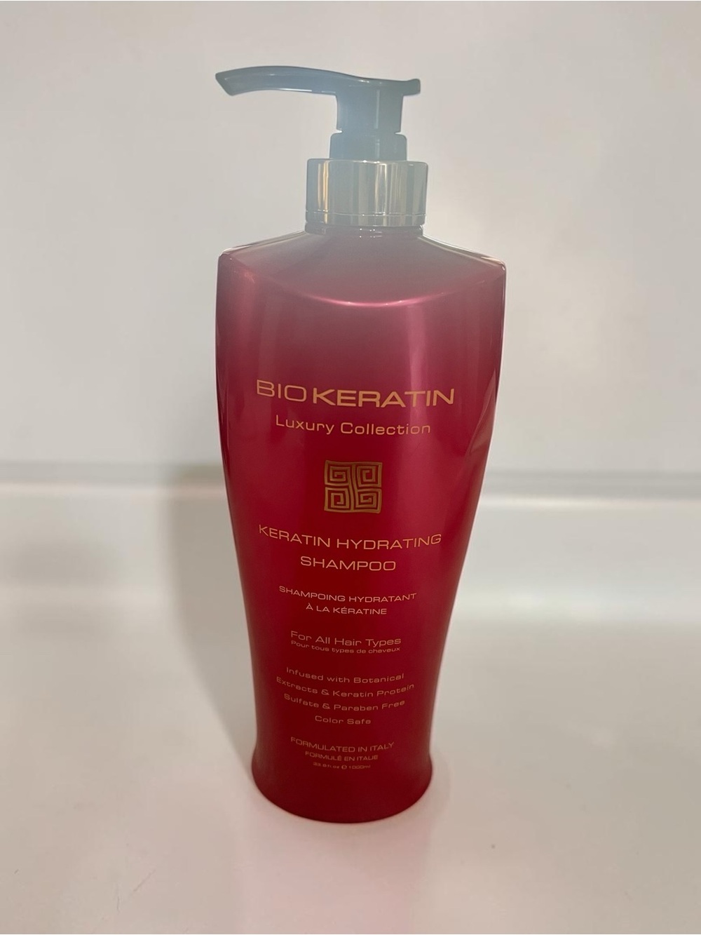 BioKeratin Luxury Collection
Keratin Hydrating Shampoo 33.8
oz Salon Size